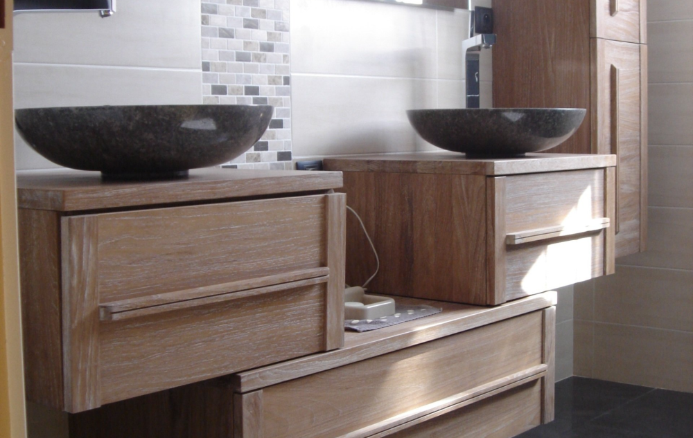 salle de bain double vasque
