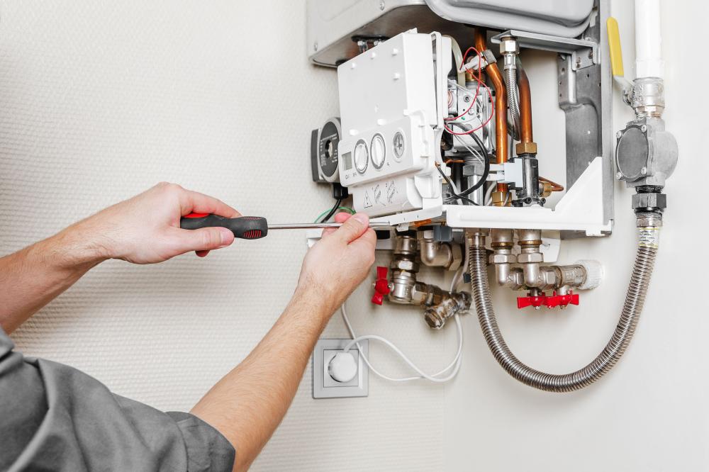 intervention sur chauffe eau